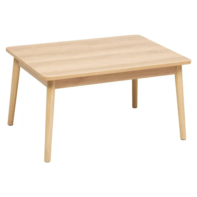 5 FIVE ABANA table basse beige 78x58x42 cm toucher naturel